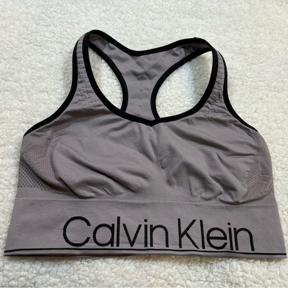 Calvin Klein Performance Gray Sports Bra